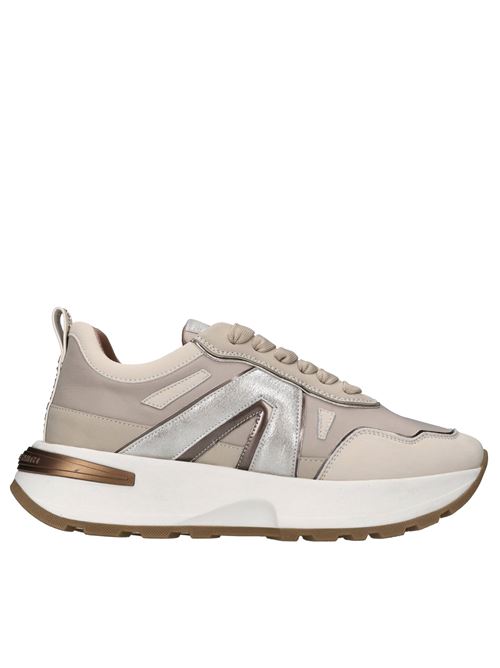 Sneakers in pelle, ecopelle e tessuto ALEXANDER SMITH | LIVERPOOL WOMAN LPW 2192IVORY